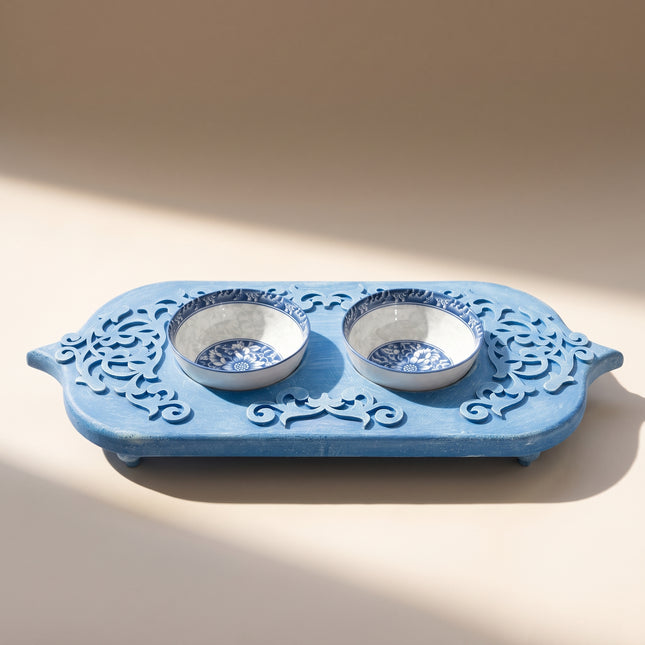 Azure Bloom Tray