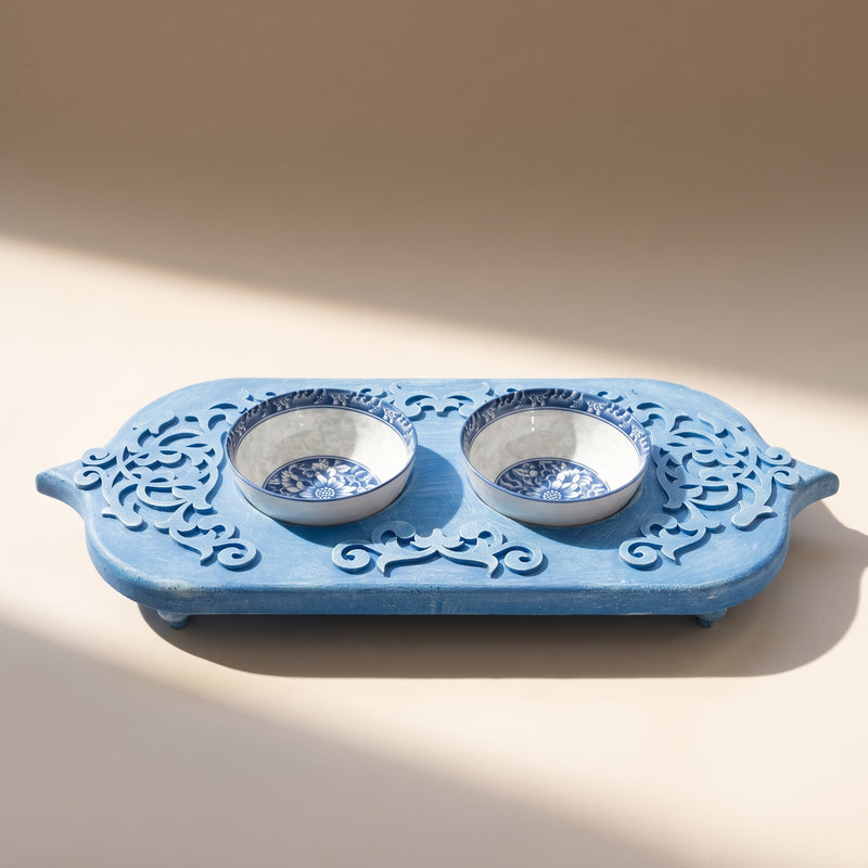 Azure Bloom Tray