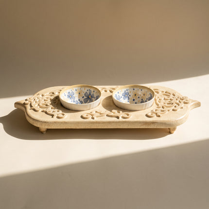 Ornate Ceramic Serving Set