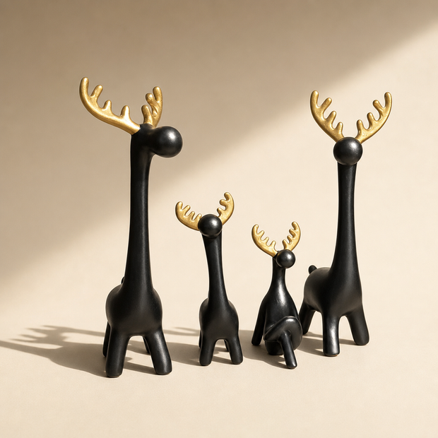 Antlered Herd Quartet — Black