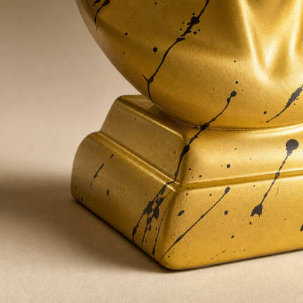 Splatter David Bust — Gold