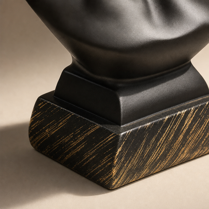 Splatter David Bust — Black
