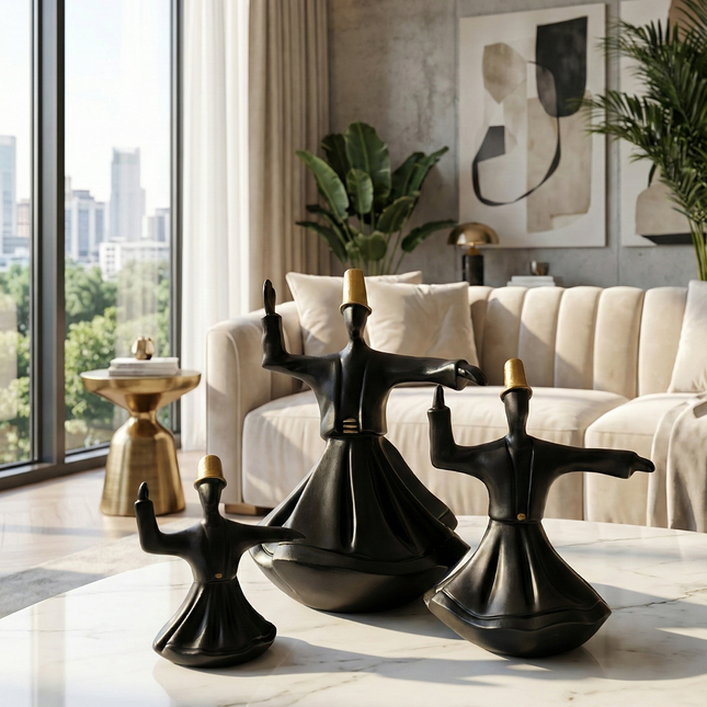 Whirling Dervish Figurine Set