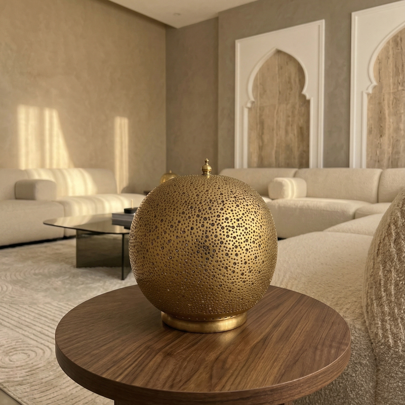 Galaxy Copper Sphere Lamp