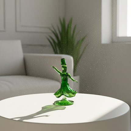 Glass Whirling Dervish Figurine