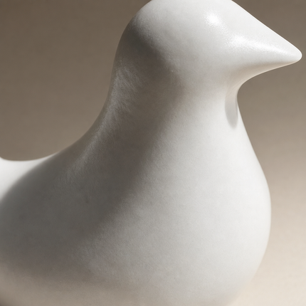 Graceful Bird Sculptures — macro