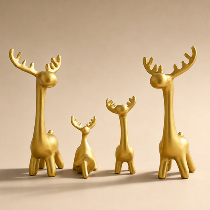 Antlered Herd Quartet — Gold