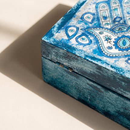 Hamsa Rectangular Tea Box
