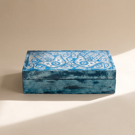 Hamsa Rectangular Tea Box