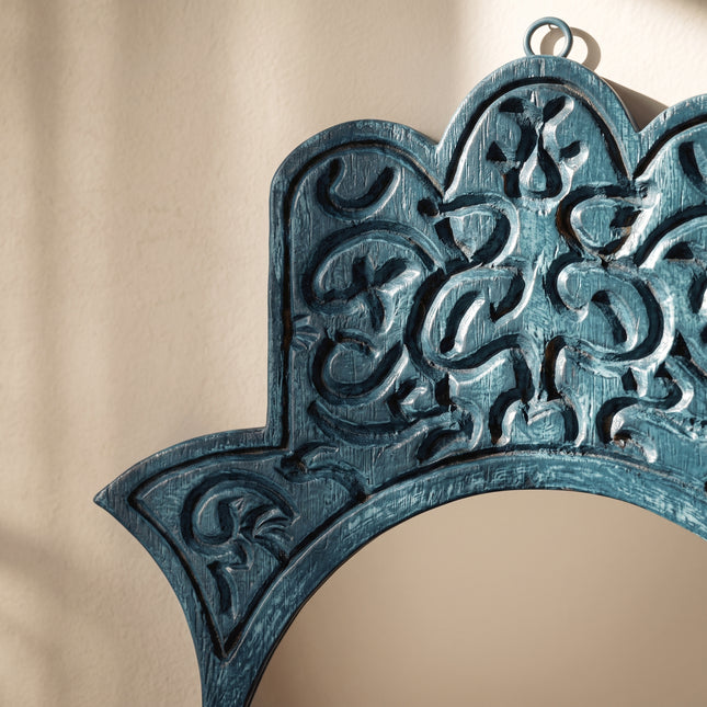 Hamsa Reflection Wall Mirror