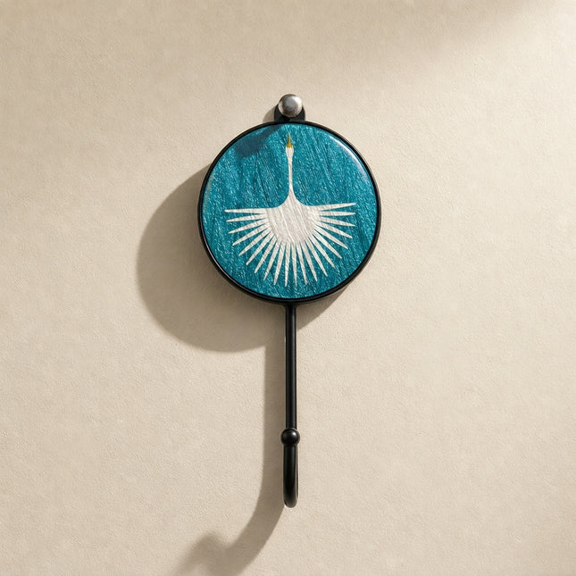 Crane Motif Hooks