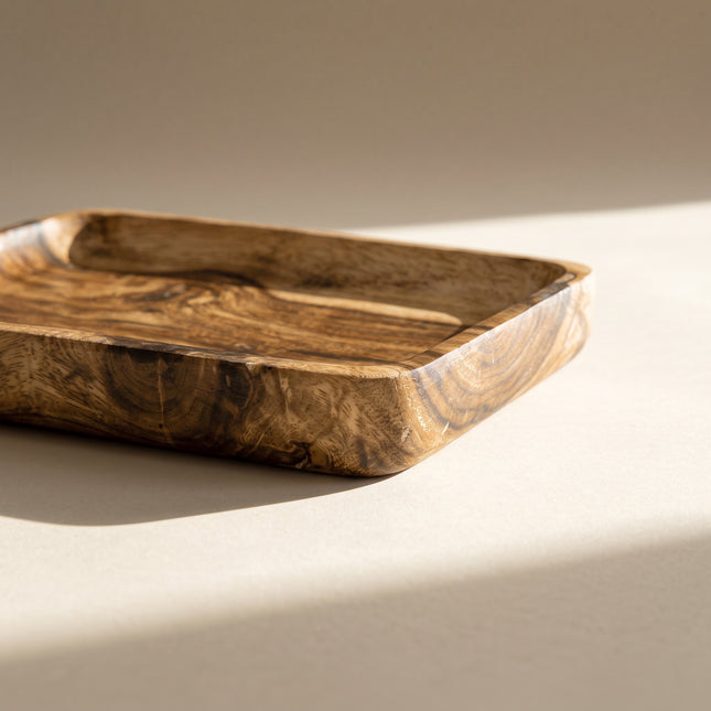 Natural Wood Grain Serving Tray