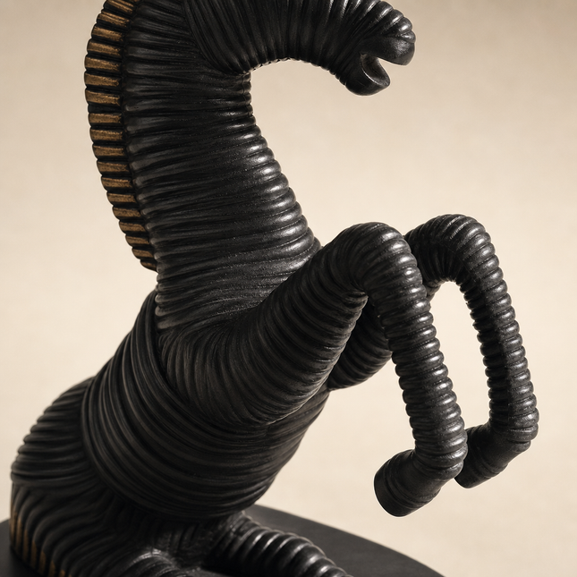 Textured Horse Sculptures