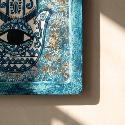 Square Hamsa Wall Decor