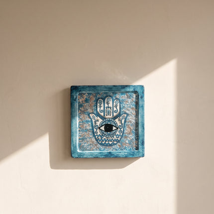 Square Hamsa Wall Decor